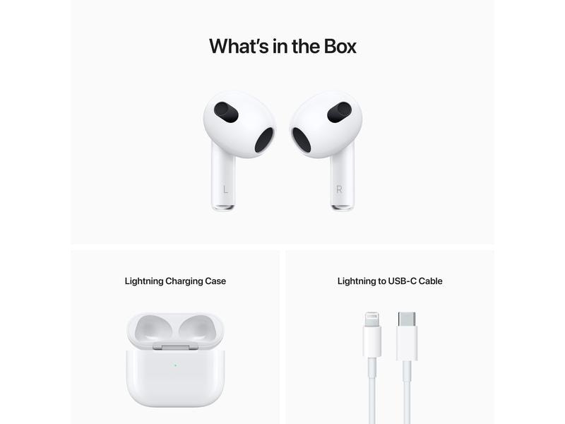 Apple True Wireless In-Ear-Kopfhörer AirPods 3. Gen Lightni Magisch. Remastered.