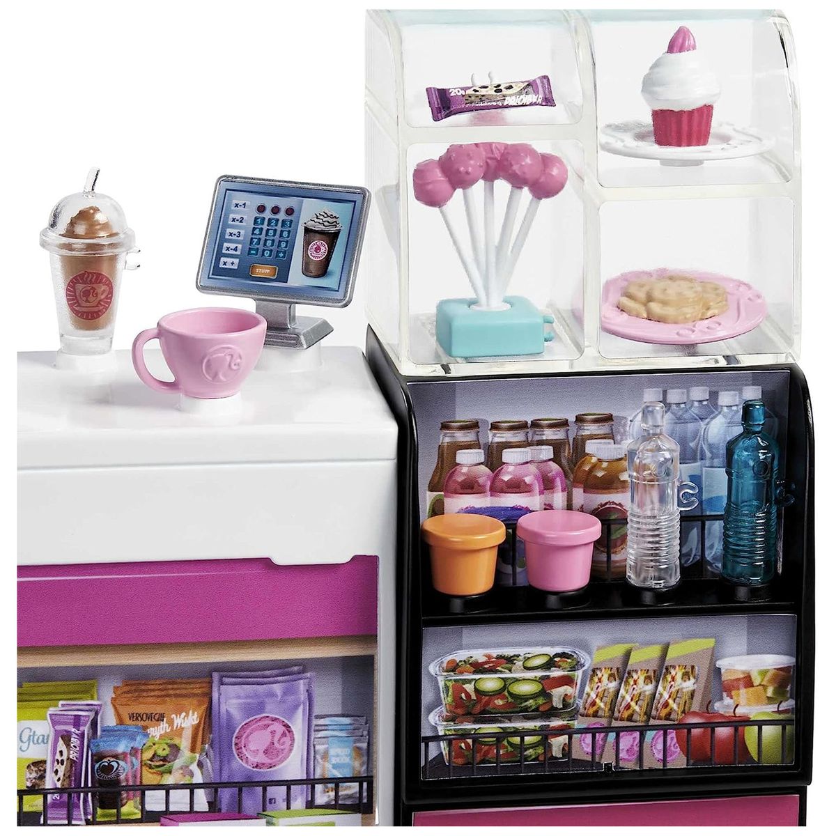 Mattel GMW03 - Barbie - You can be anything - Naschcafe Spielset - Puppe inkl. Zubehör