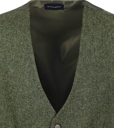Suitable Gilet Birds Eye Donkergroen GI-BE-LMB-GR-24 kopen