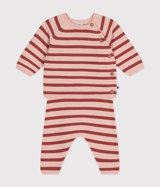 Ensemble 2 pièces en tricot de coton bébé