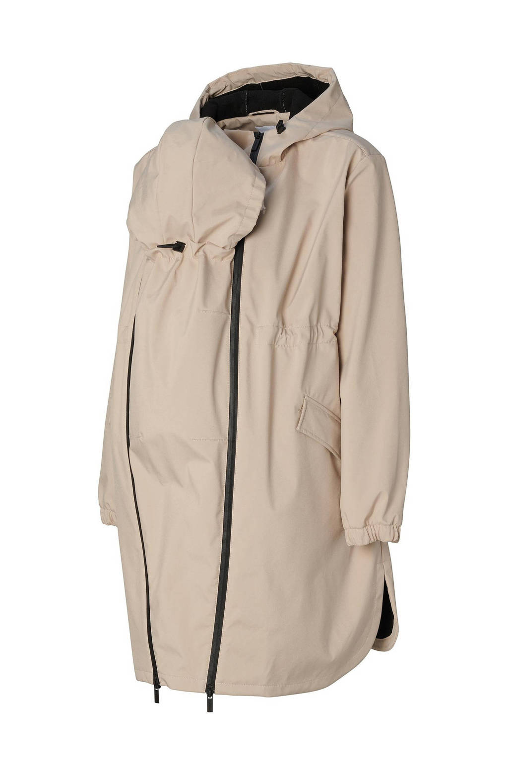 Noppies zwangerschaps- en draagjas Rey beige