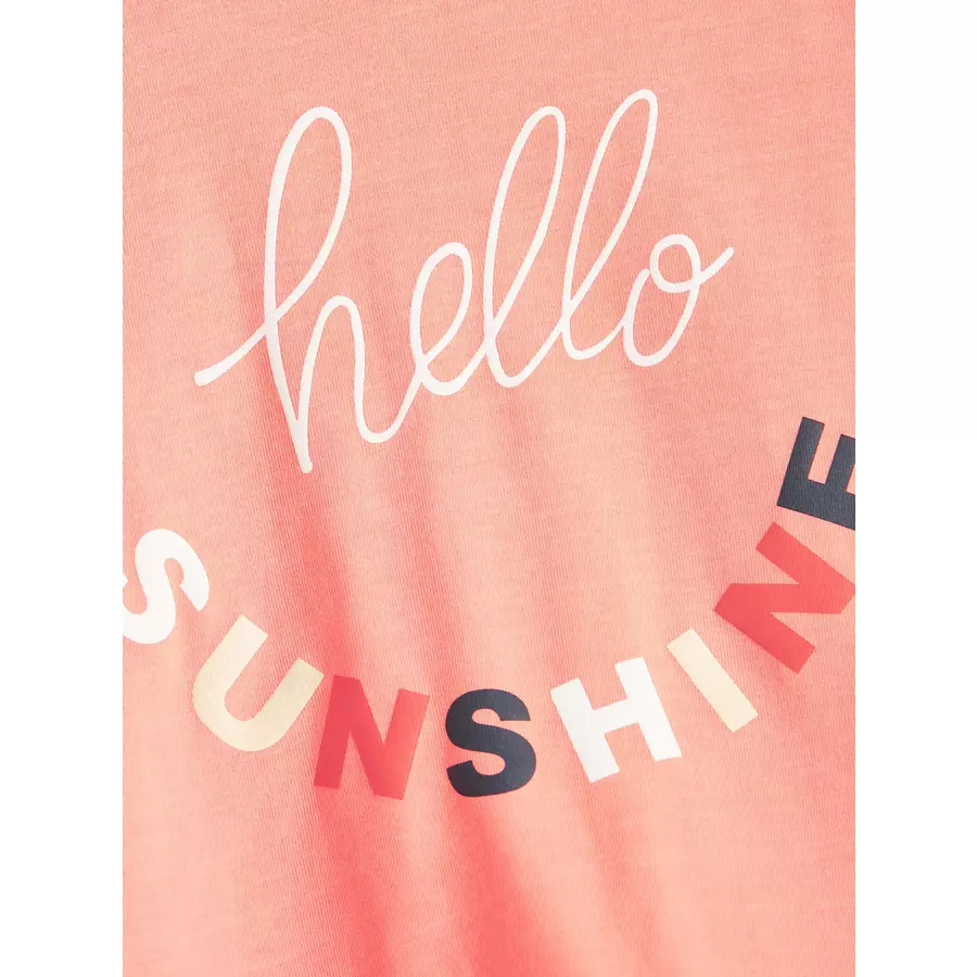 name it T-Shirt Nmfdina Fiery Coral
