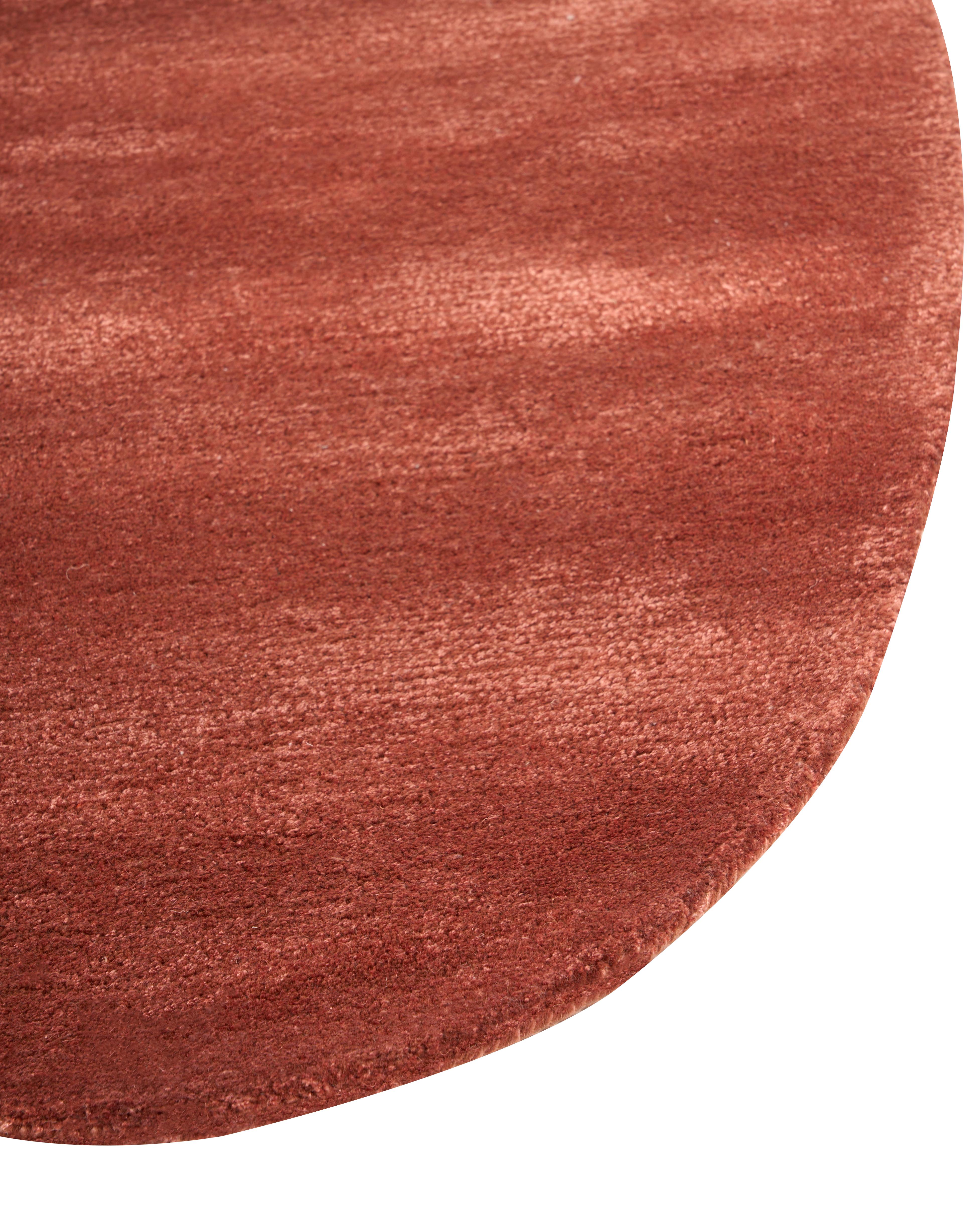 Vloerkleed TANDO Donkerrood 160 x 230 cm Viscose