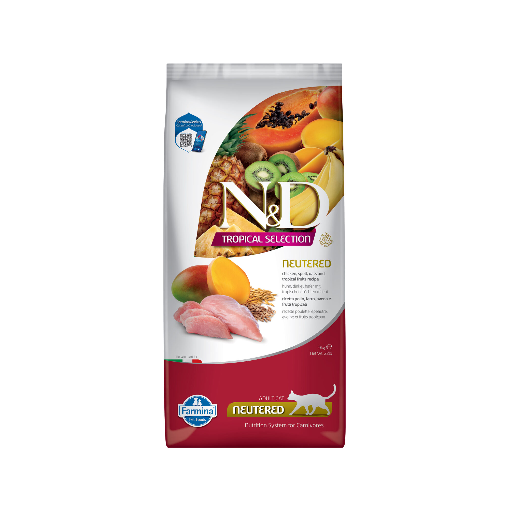 Farmina N&D Tropical Neutered Cat - Kip