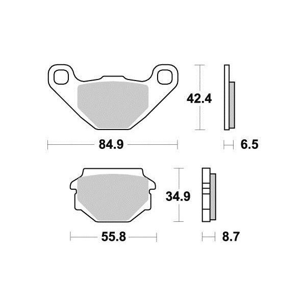 Sifam - Plaquettes de frein S1805N