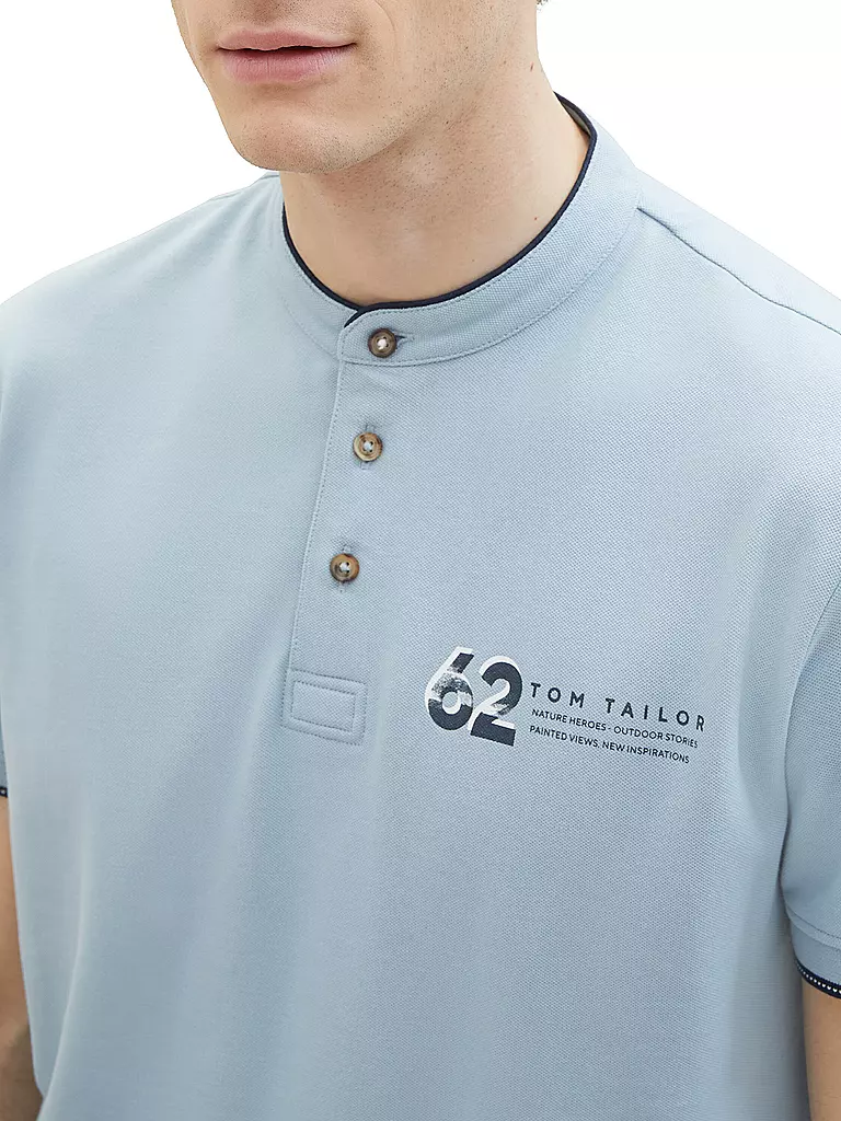 TOM TAILOR T-Shirt hellblau
