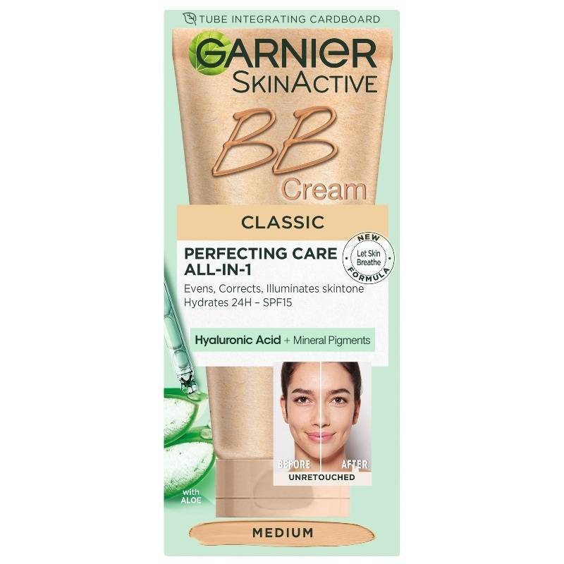 Garnier Skinactive BB Cream Perfecting Care All-In-1 SPF 15 - 50 ml - Medium