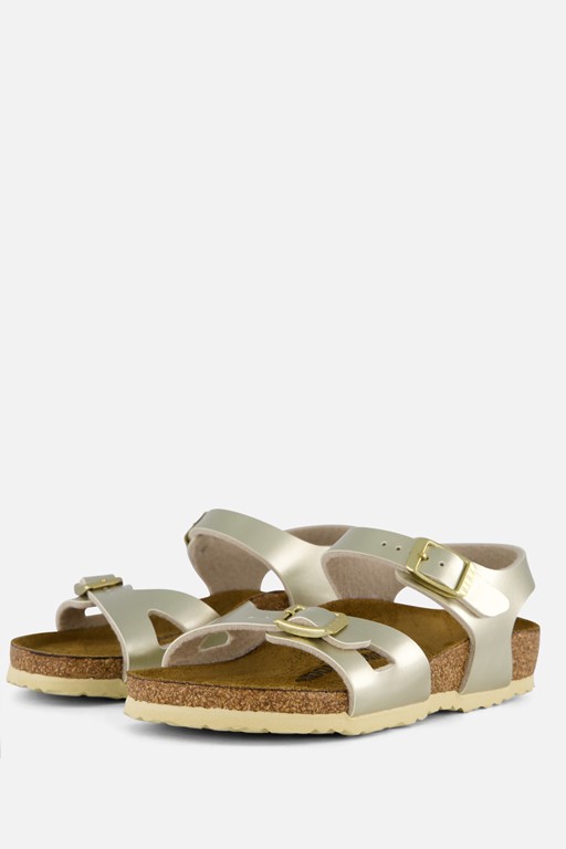 Birkenstock Rio Kids Sandalen goud Imitatieleer