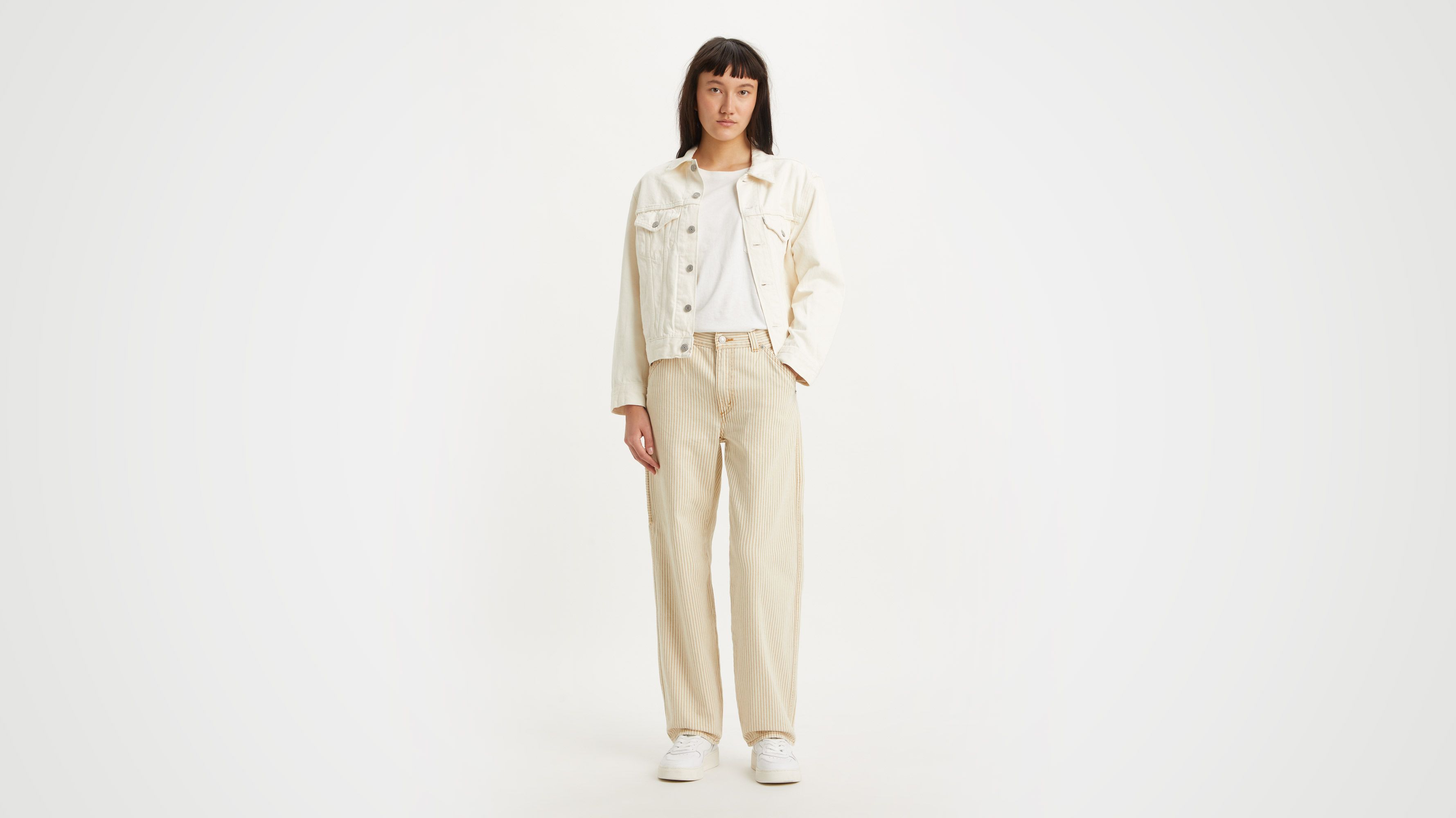 Jean baggy Dad Utility - Tan Pattern - Neutral