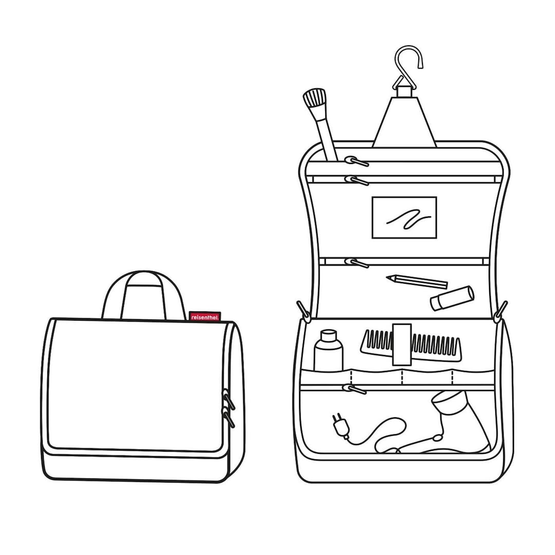 reisenthel Kulturtasche TOILETBAG XL Twist silver