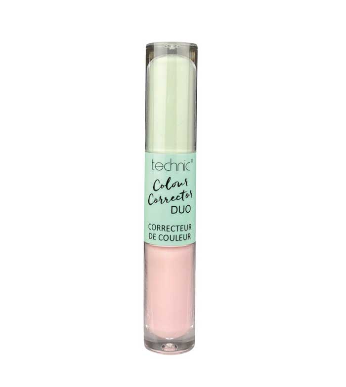 Technic Cosmetics - Concealer Duo Colour Corrector - Green/Pink