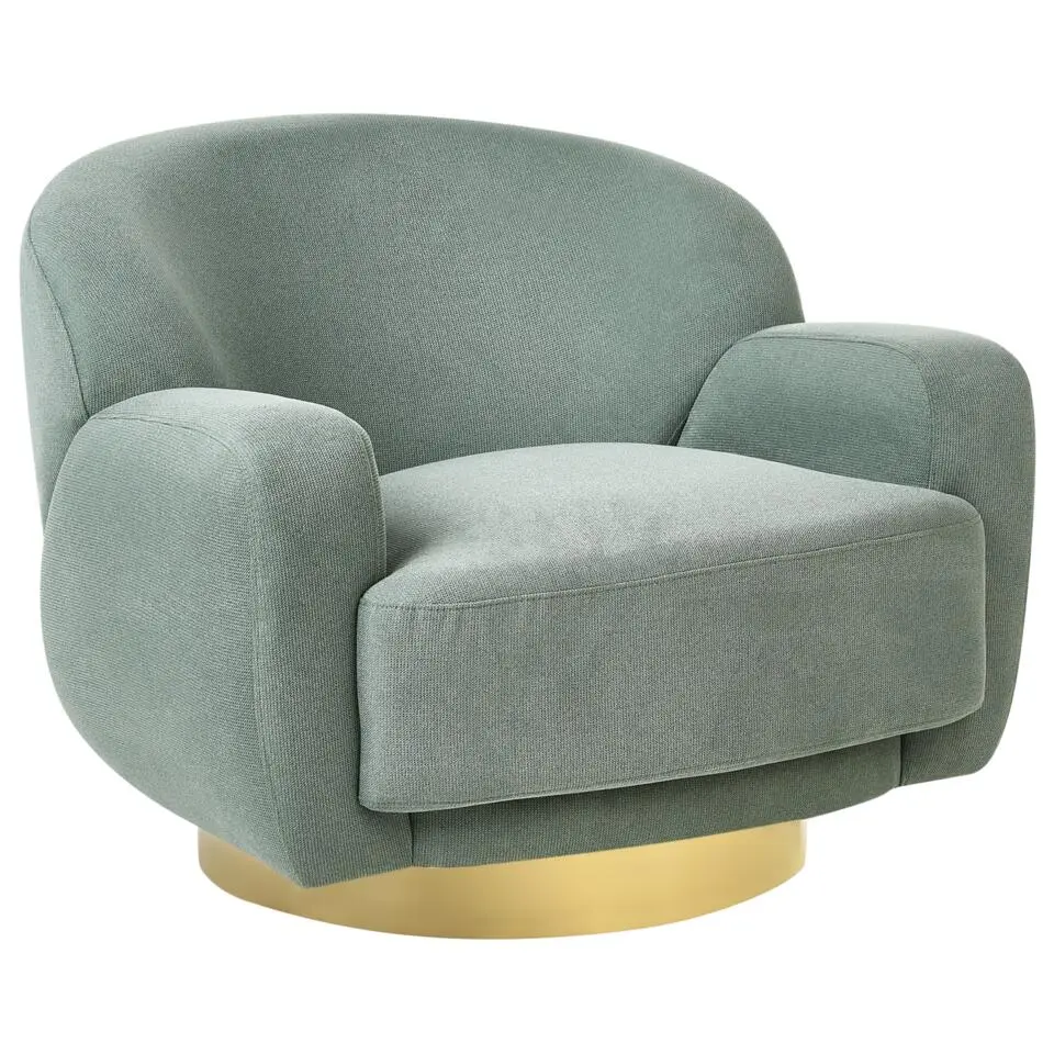 LEJRE - Fauteuil - Groen - Polyester