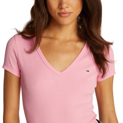 Tee-shirt à manches courtes femme Slim Essential TOMMY HILFIGER