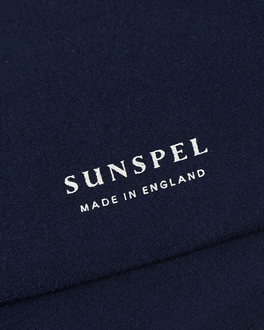 Sunspel Cotton Blend Socks Navy