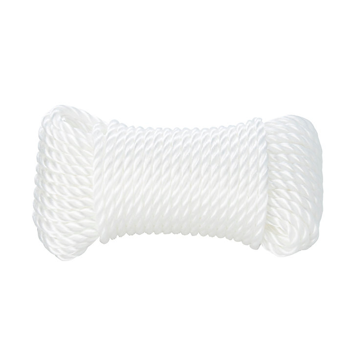 Corde torsadée en polypropylène blanche Diall ø6 mm, 15 m