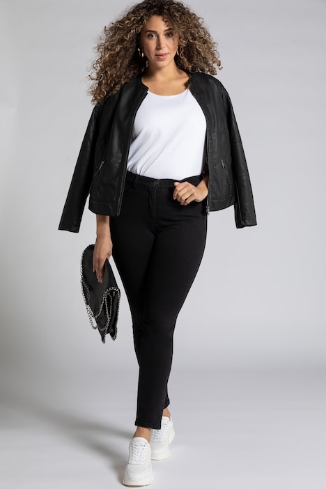Skinnyjeans Sarah, schmale 5-Pocket-Form, High Waist
