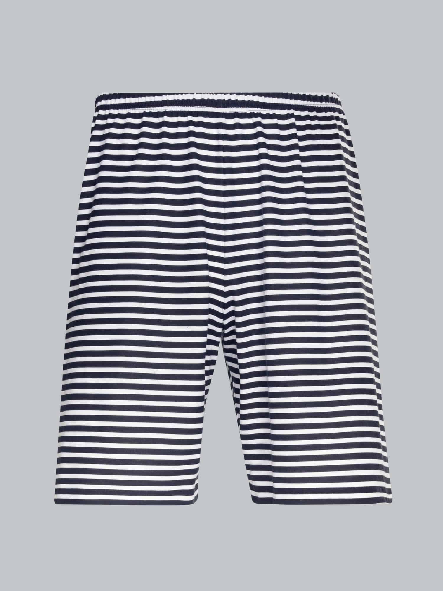 Bermuda mit Ringelmuster Navy