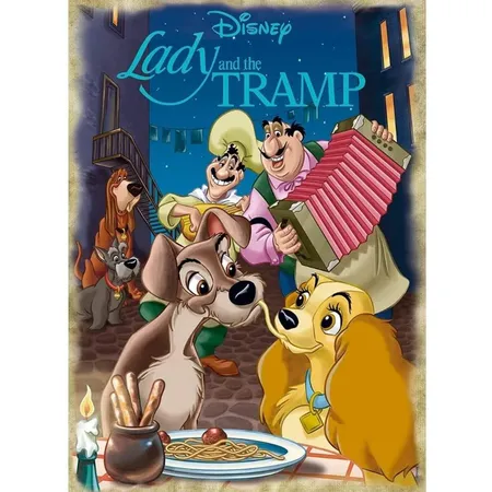 Jumbo Spiele Puzzle - Disney Classic Collection: Susi und Strolch, 1000 Teile