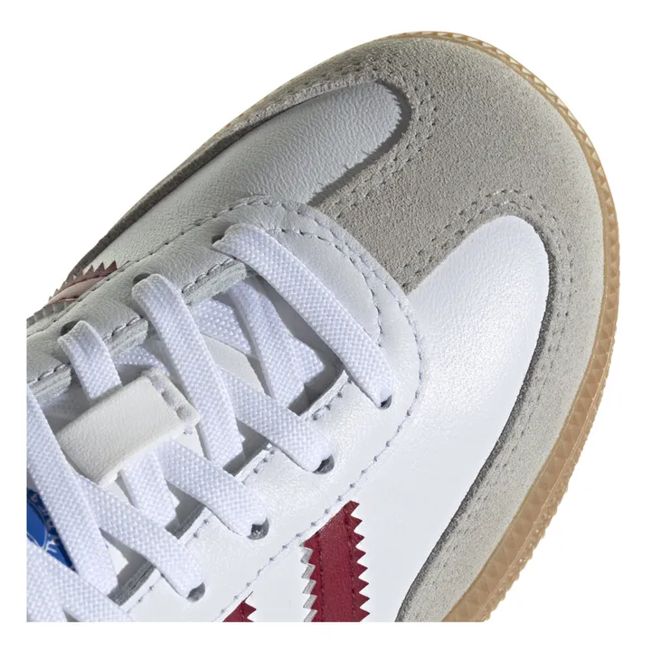 Adidas Baskets Samba Lacets Semelle Gomme | Rouge