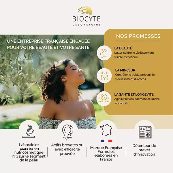 Biocyte Gummies Minceur Digestion Vinaigre de cidre Goût Pomme 60 gummies