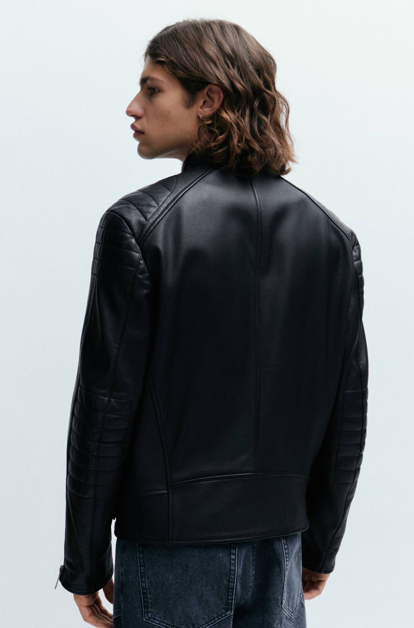 HUGO| Herren Lederjacke LEWIS