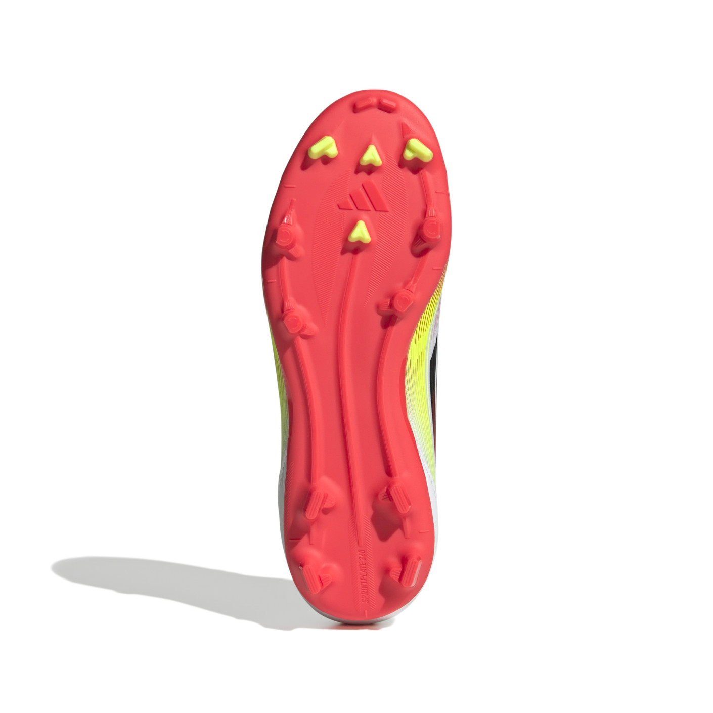 Adidas F50 League Gras / Kunstgras Voetbalschoenen (MG) Kids Wit Rood Zwart Geel