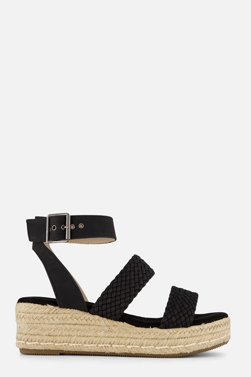Cellini Espadrilles zwart Pu