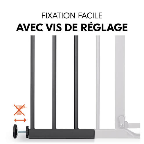 Safety Gate Extension 21 cm Black - HAUCK