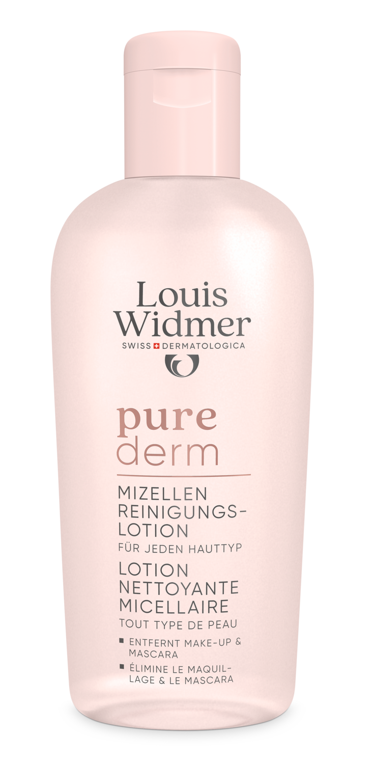 LOUIS WIDMER Purederm Mizellen Reinigungslotion<br>200 ml, Lotion, ohne Parfum