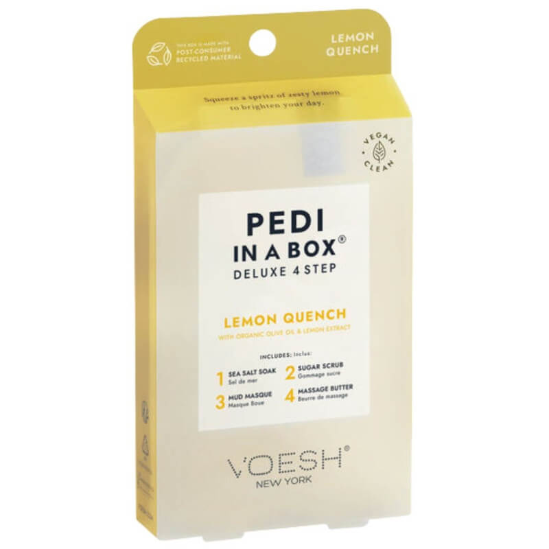 Pedi in Box Deluxe Citron soin des pieds Voesh