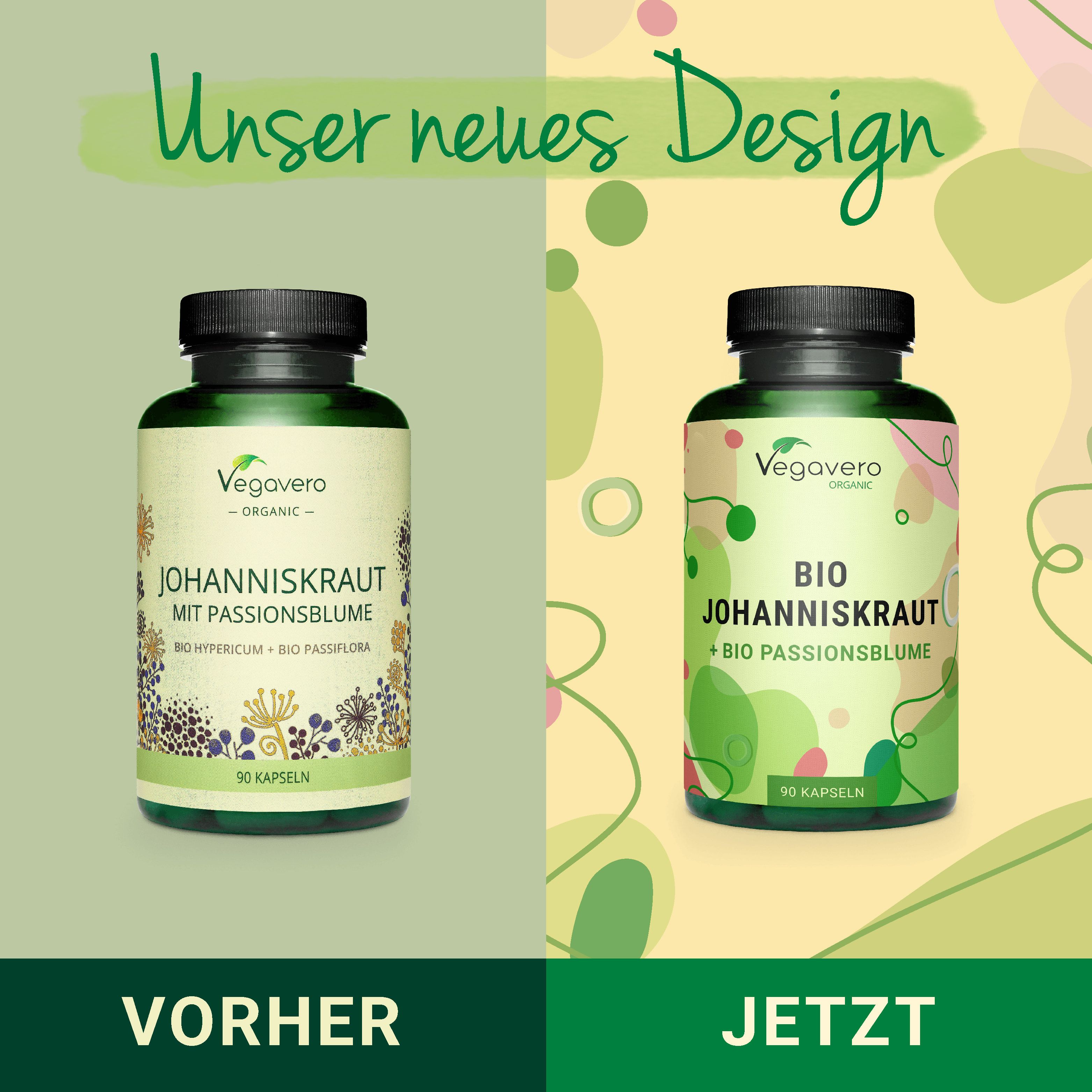 VEGAVERO Johanniskraut mit Passionsblume BIO