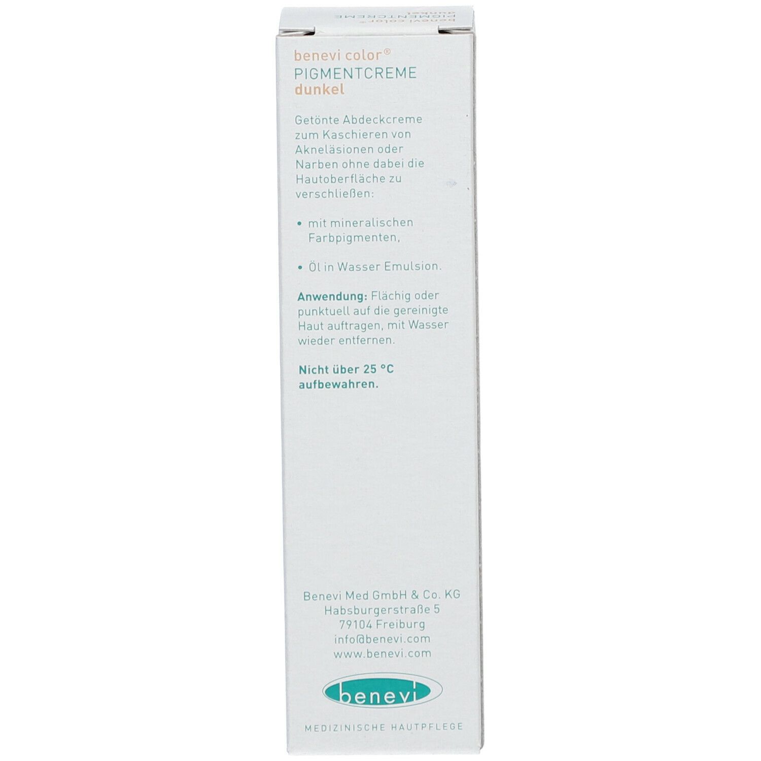 BENEVI COLOR® Pigmentcreme dunkel