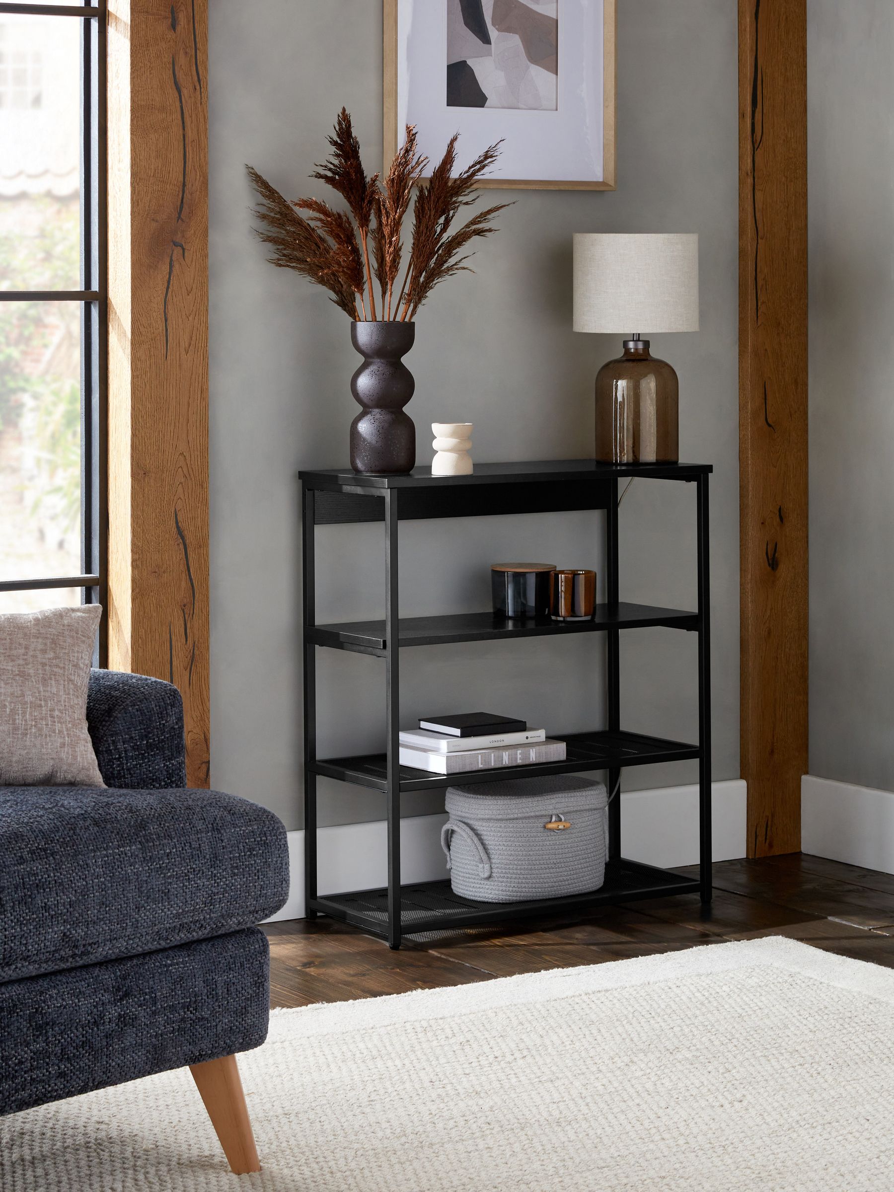 Zwarte Bronx Console schoenendoos