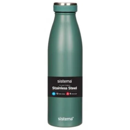 Sistema Edelstahl Wasserflasche 500 ml, 1 Stück, 6-fach sortiert