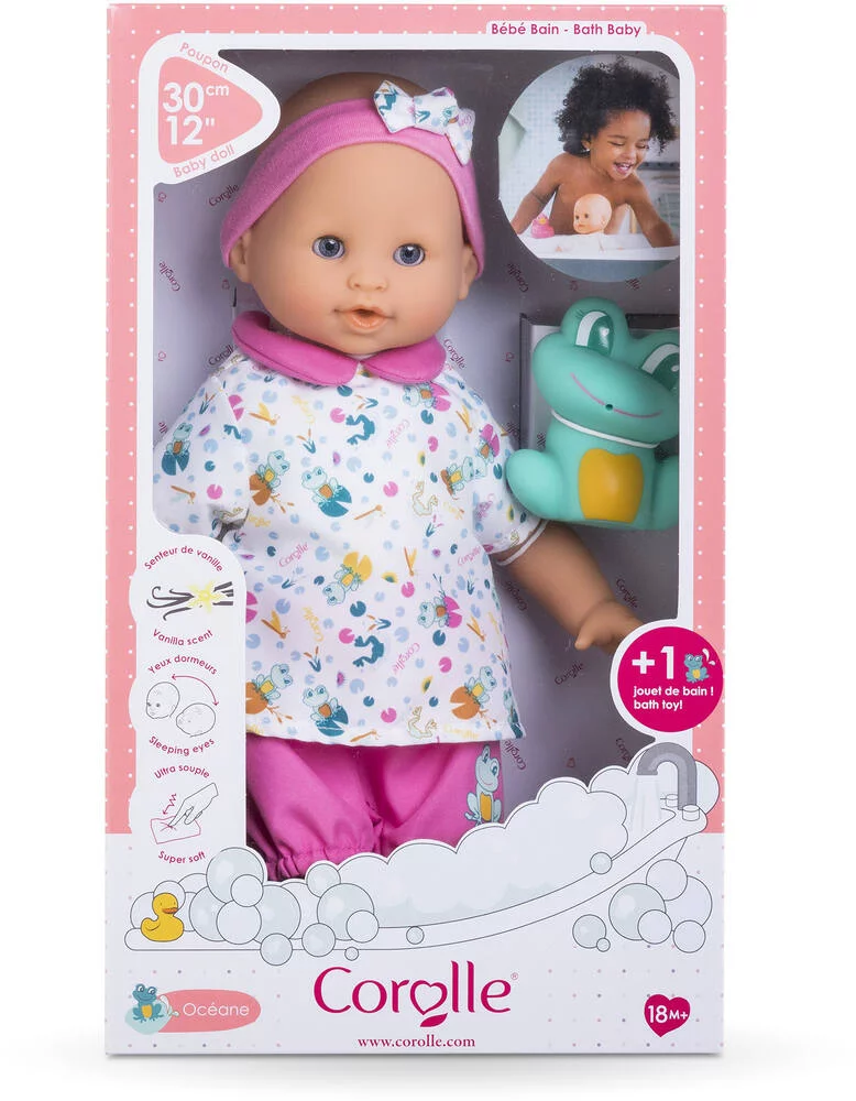 POUPON - BEBE BAIN OCEANE - MON PREMIER POUPON COROLLE 30 CM