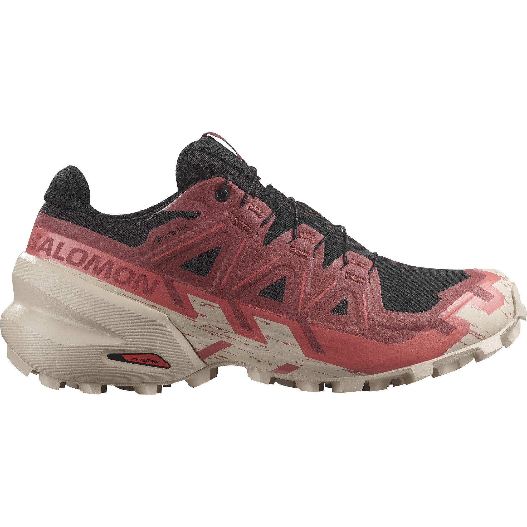 Salomon Speedcross 6 GORE-TEX® Trailrunningschuhe Damen black cow hide