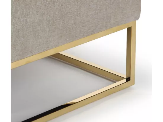 Pouf Carré en Tissu 