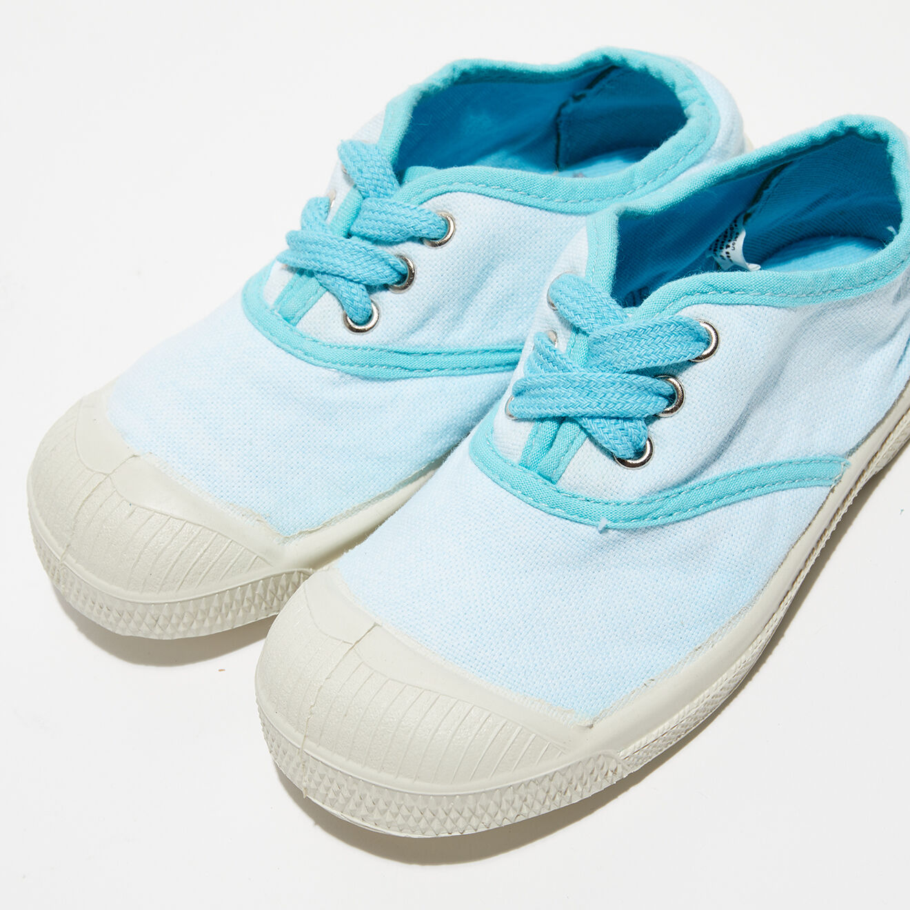 Bensimon Tennis basses  Lacet Colorpiping bleues