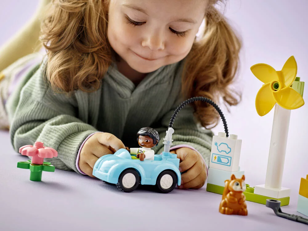 LEGO®DUPLO®MES 1ERS PAS 10985 - L’EOLIENNE ET LA VOITURE ELECTRIQUE