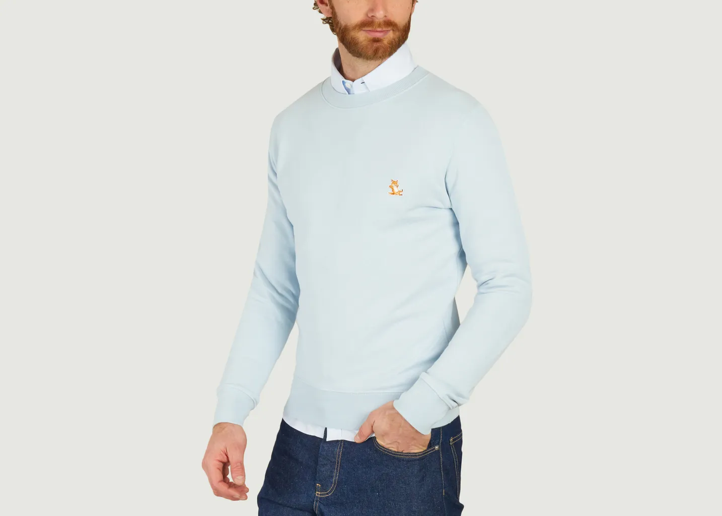 Sweat Chillax Fox Patch Maison Kitsuné