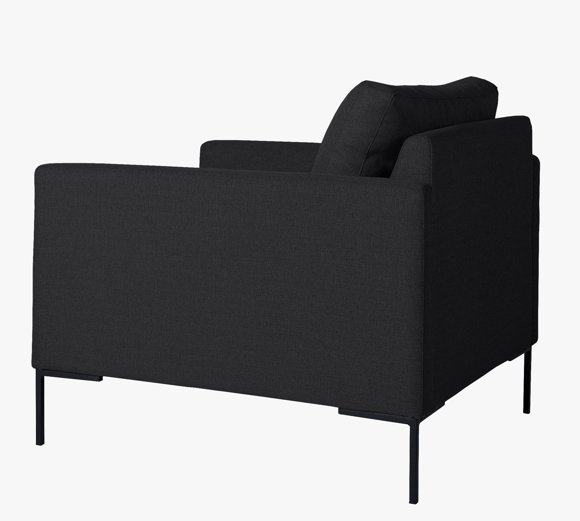 Setetrekkpakke loungestol hvit - 40x40x60 cm