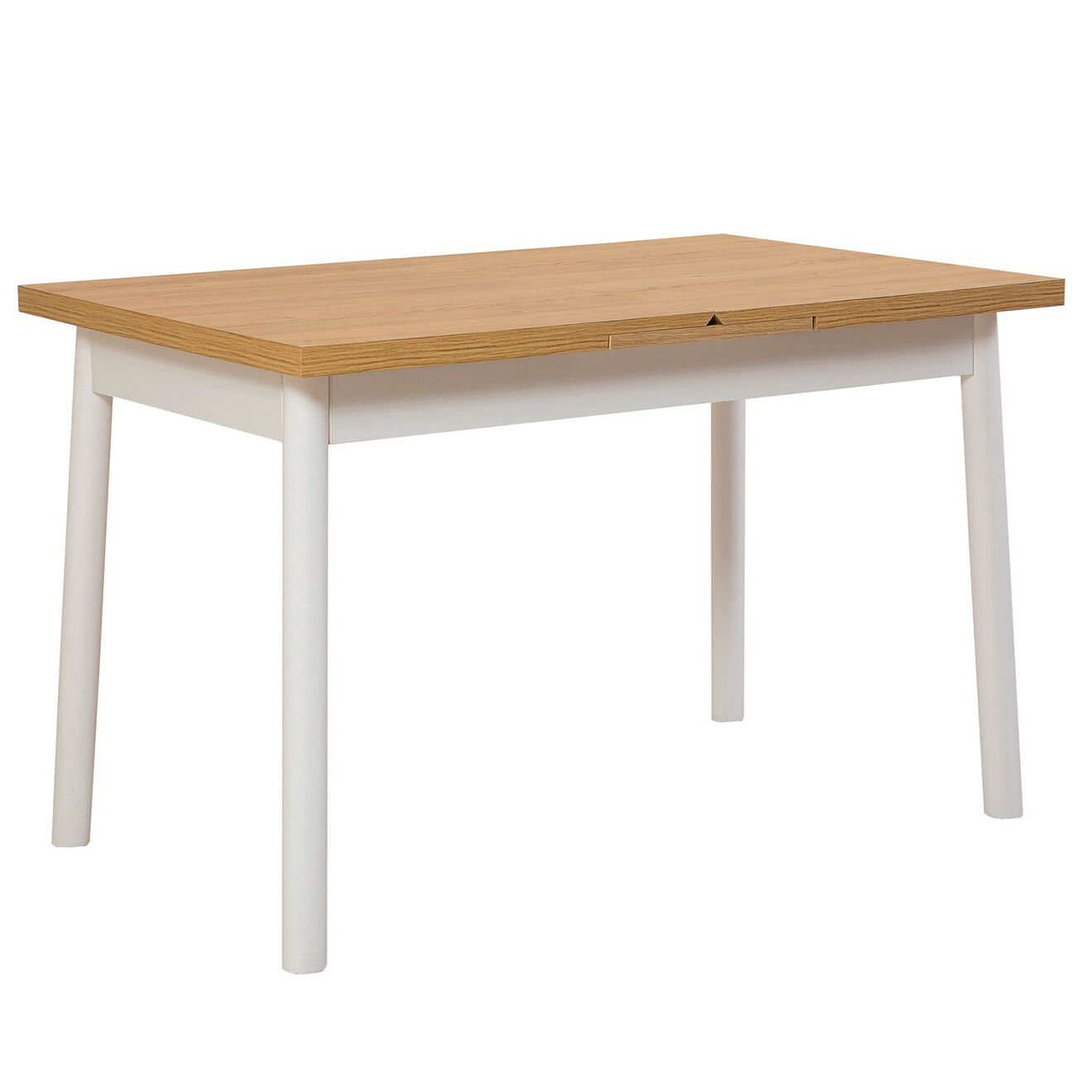Wooden Art Table + 2 Chaises + Banc Olv blanc