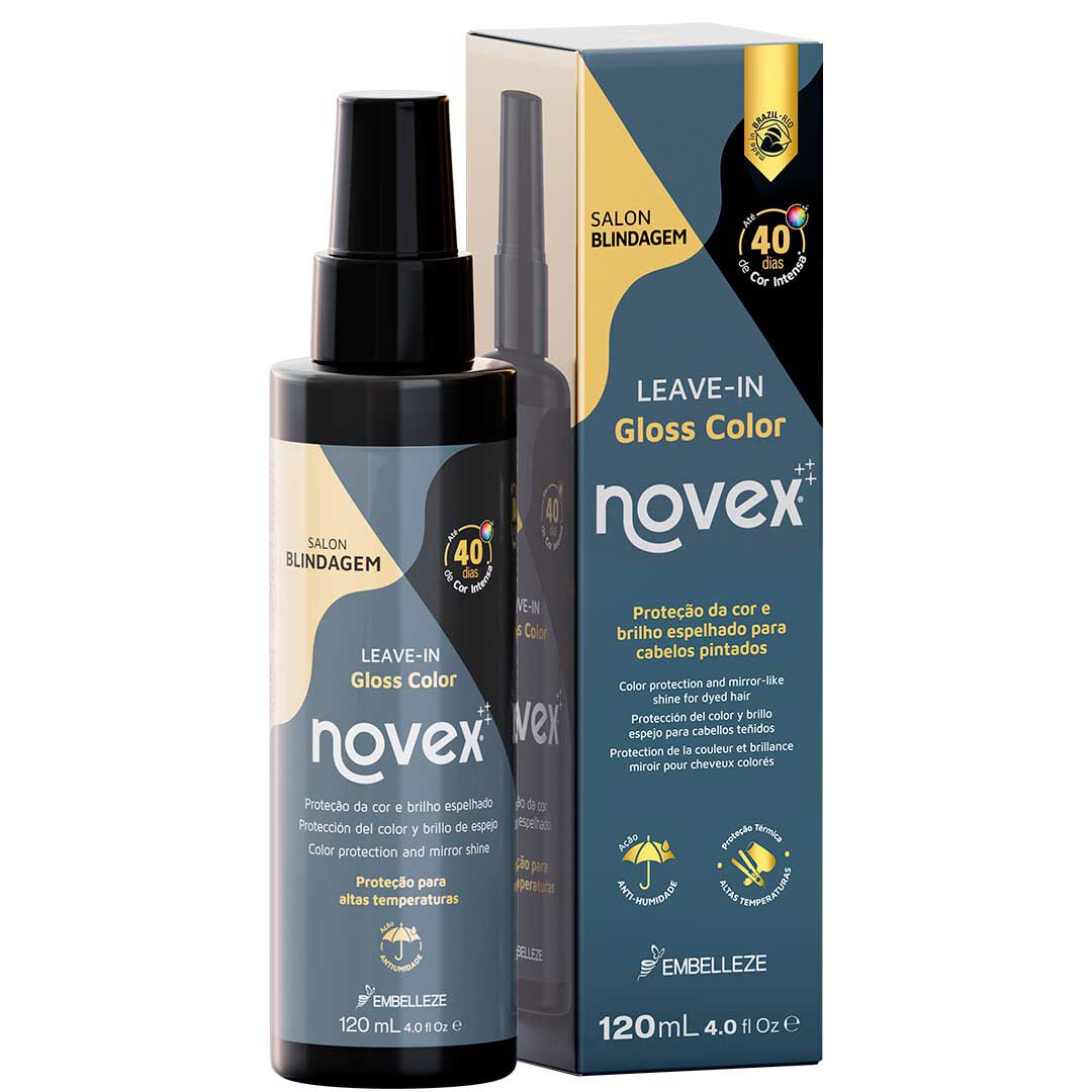 Novex BLINDAGEM Leave-In Gloss Color - 120ml