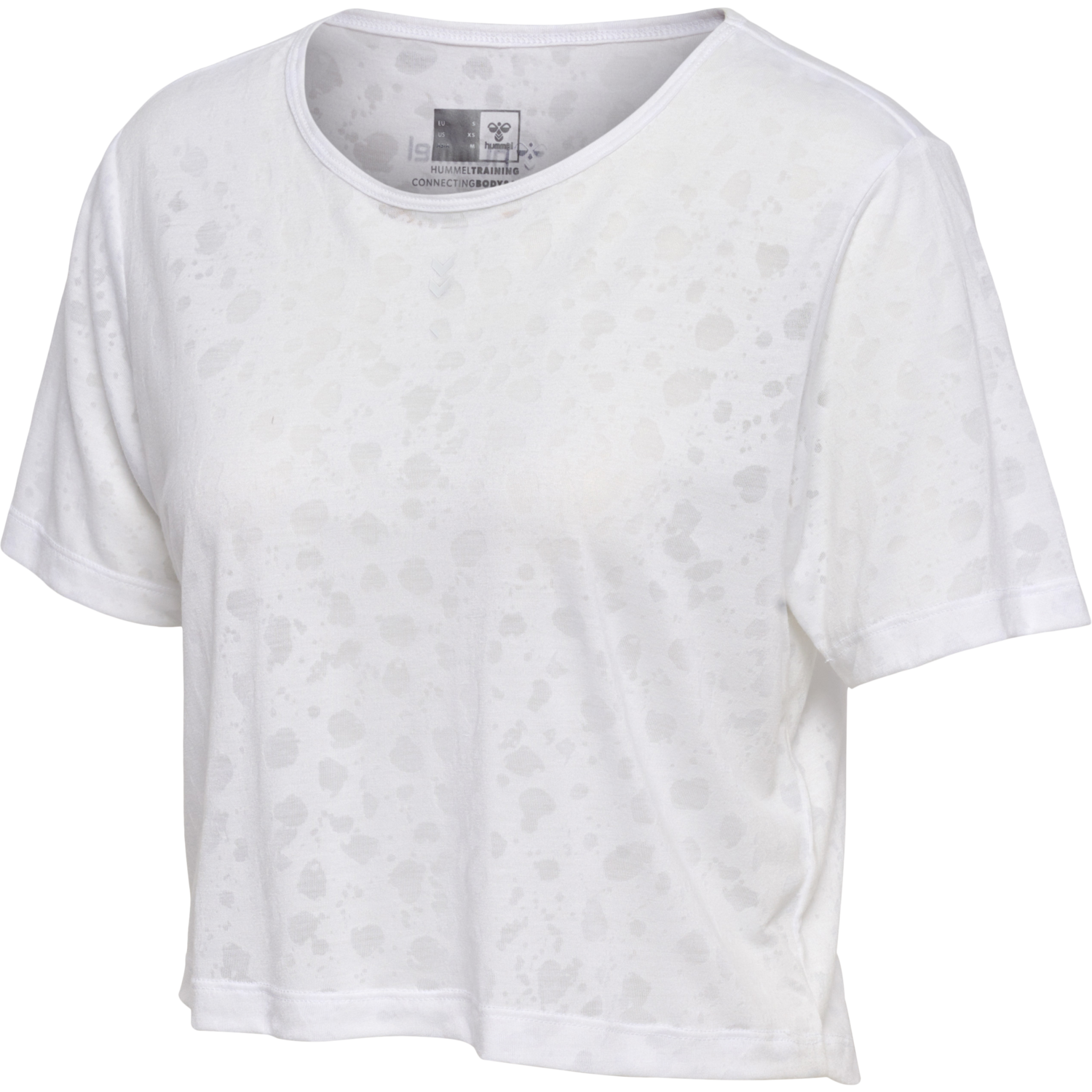 hmlMT IRIS BURNOUT CROP T-SHIRT