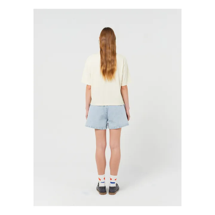 Bobo Choses T-shirt Chevaux Coton Bio x Smallable | Ecru
