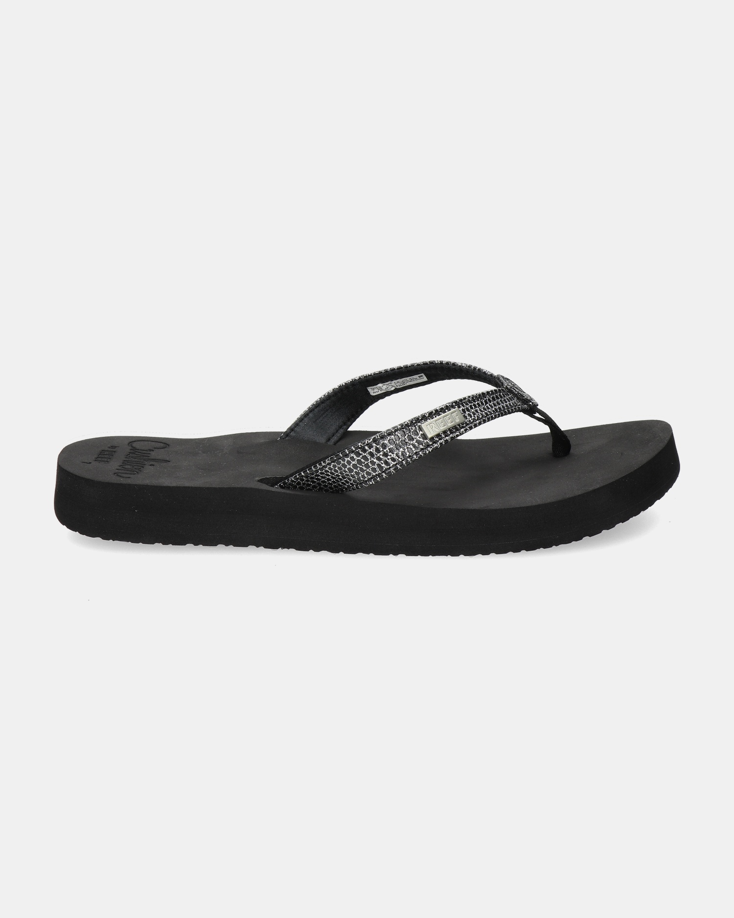Reef Star Cushion Sassy Slippers  - zwart