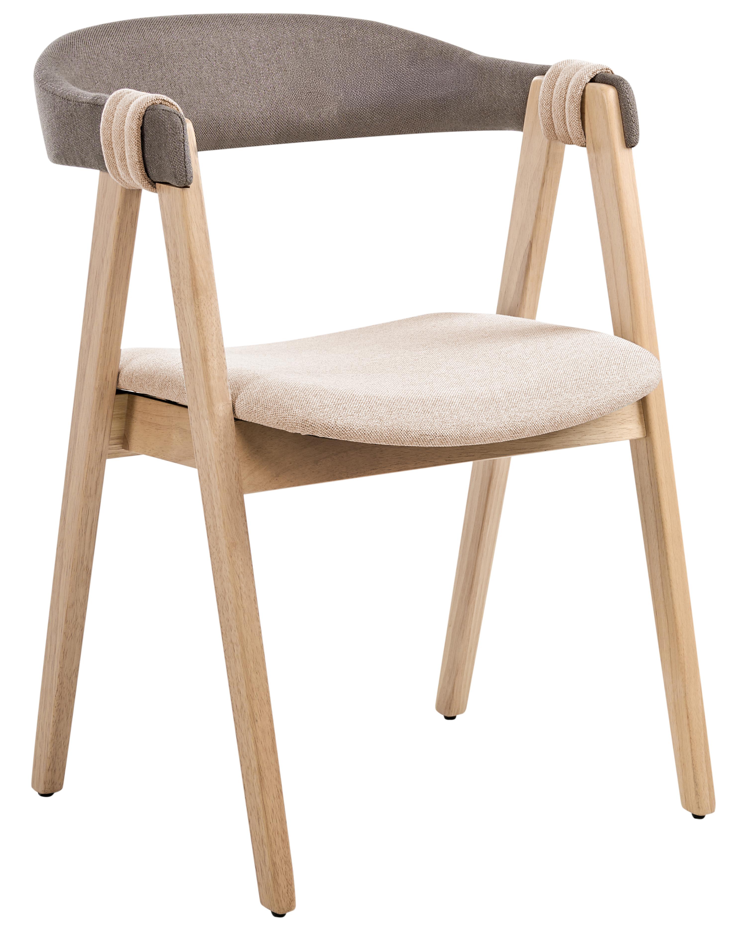 Set van 2 eetkamerstoelen DAY Lichtbruin/taupe