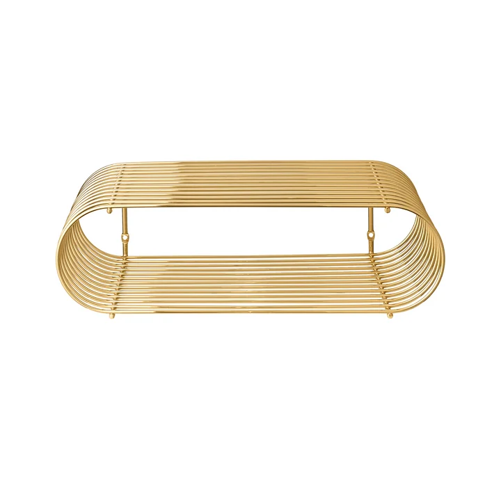 AYTM - Curva Wandregal, 40,4 x 12 cm, gold