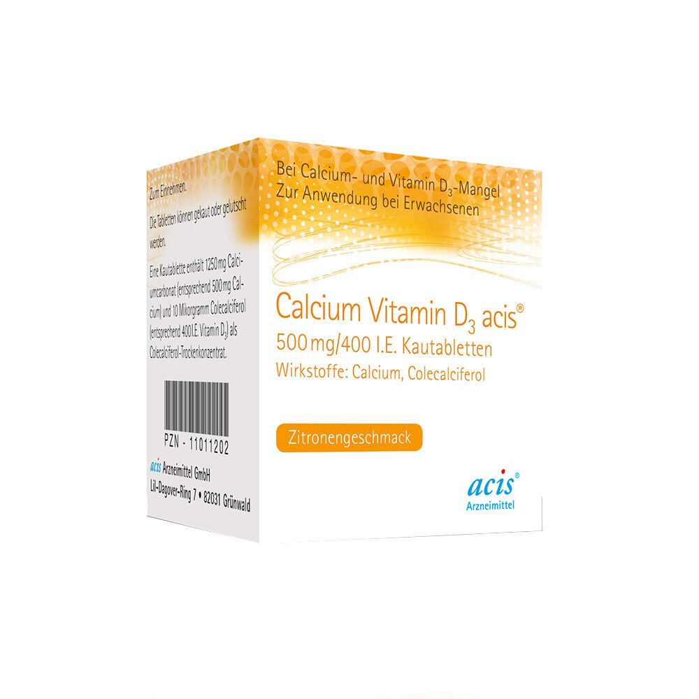 Calcium Vitamin D3 acis® 500 mg / 400 I.E.