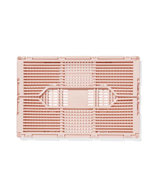 caisse pliable à lettres recyclée rose pâle